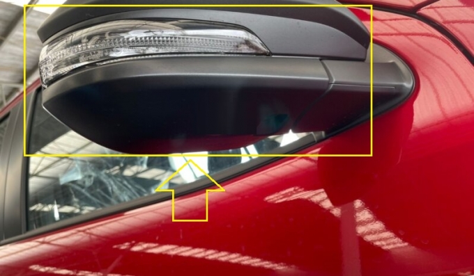 TOYOTA HILUX LED mirror c